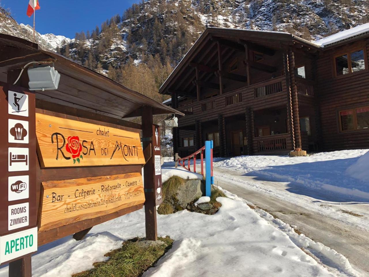 Chalet Rosa Dei Monti Piamprato Bagian luar foto